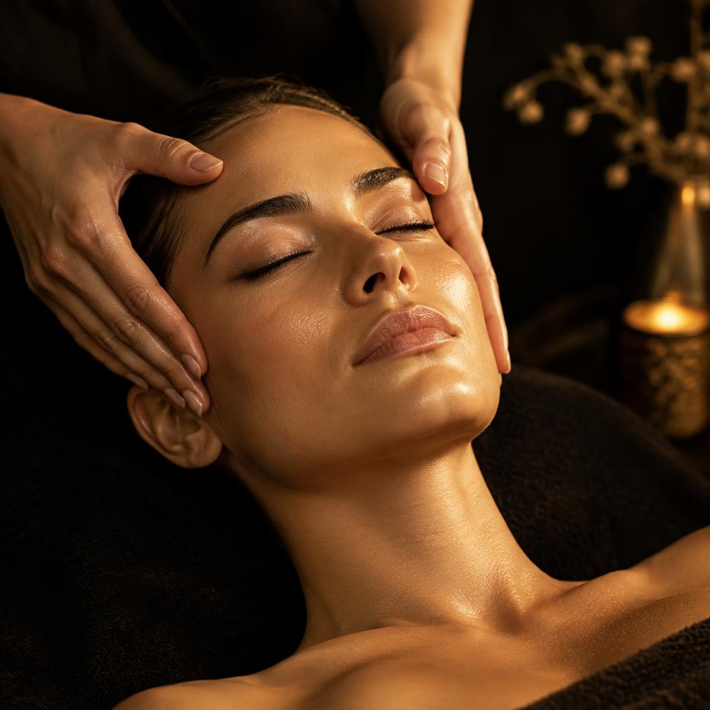Masaje facial Kobido y craneofacial relajante